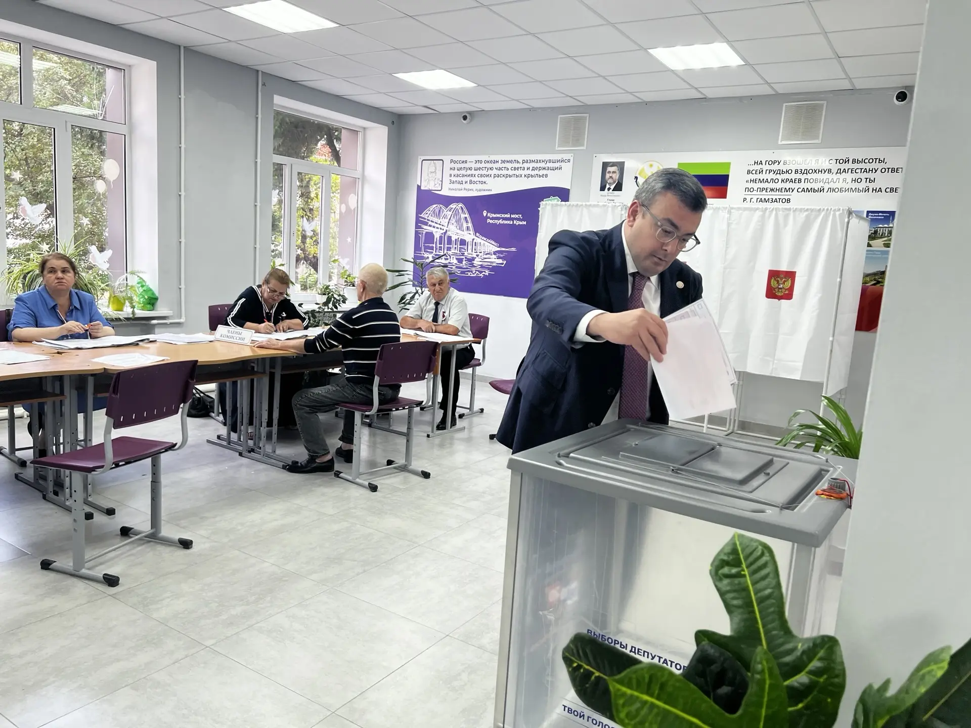Магомедзагид Кихасуров принял участие в выборах